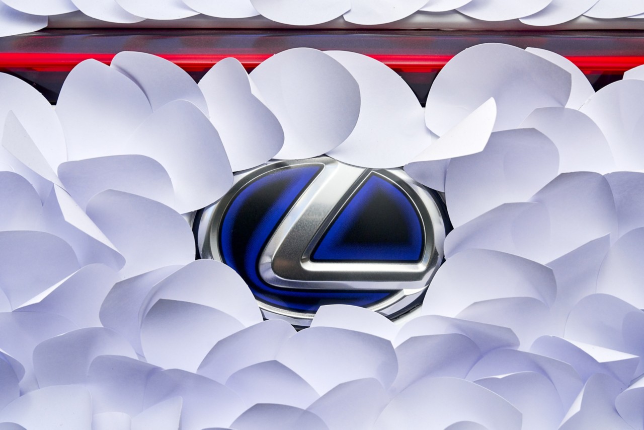 Lexus-logo Zen Garden -työssä