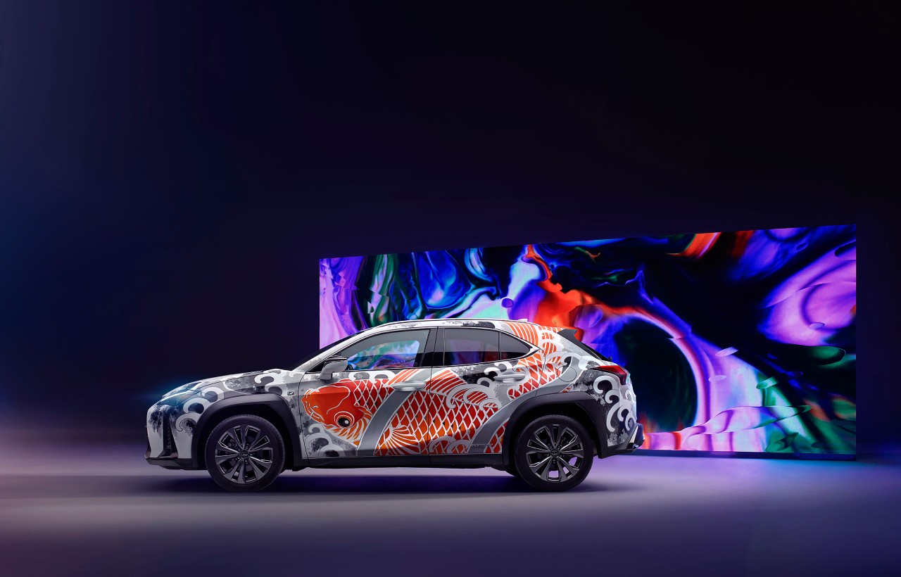 Tatuoitu Lexus UX sivulta