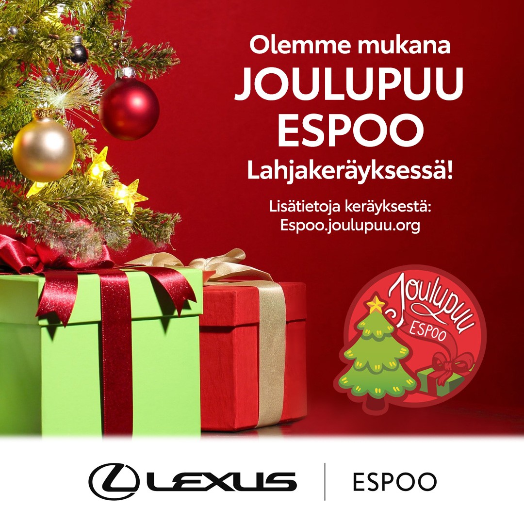 Lexus Espoo Joulupuu-keräys