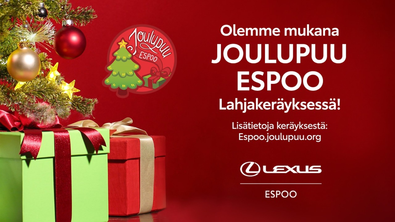 Lexus Espoo Joulupuu-keräys