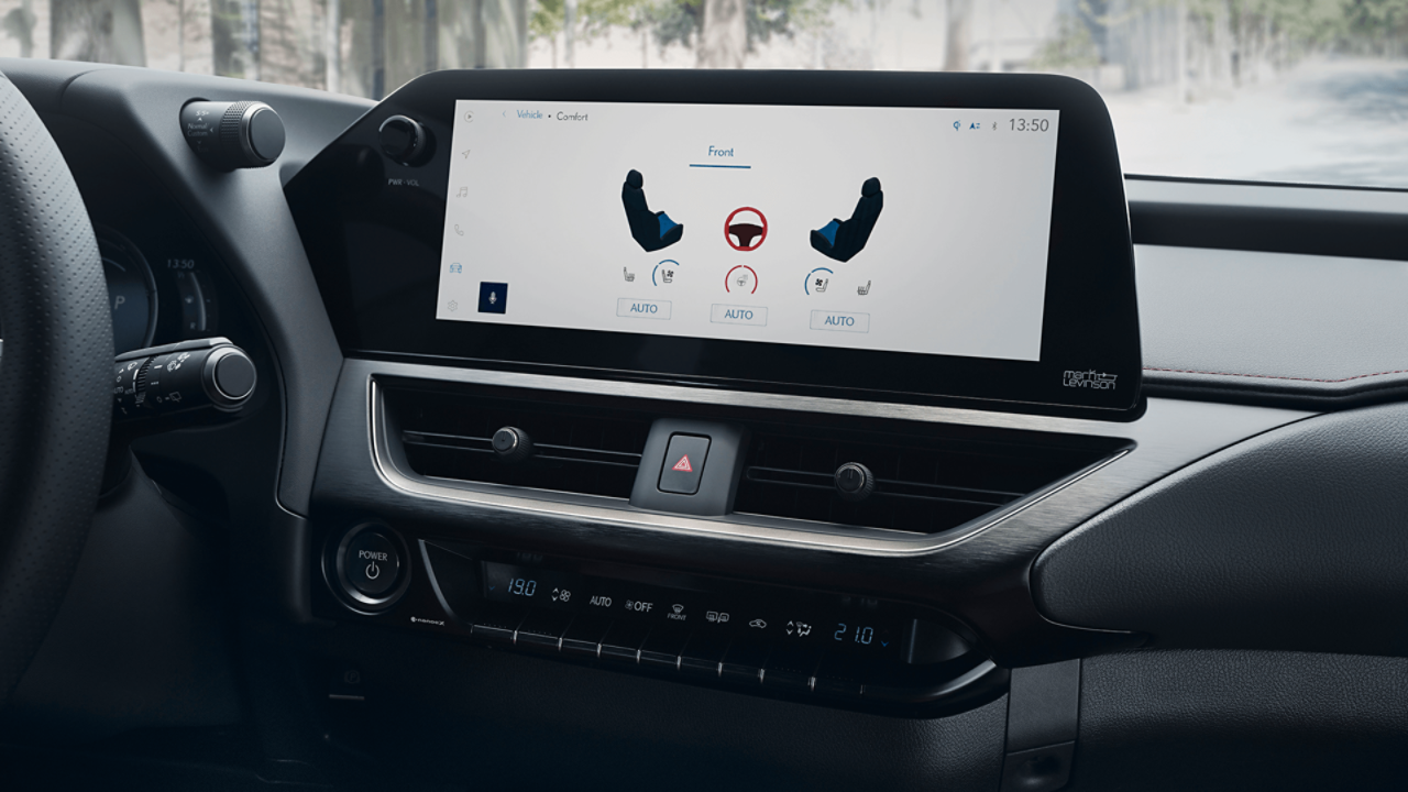  Lexus UX:n multimedialaite