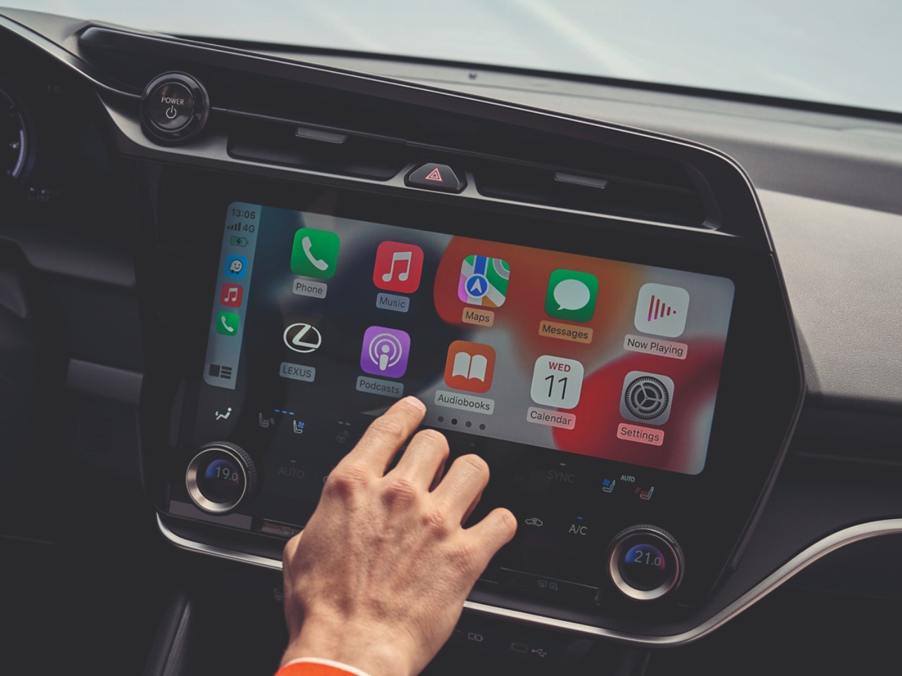 Apply Carplay Lexuksen multimedianäytöllä